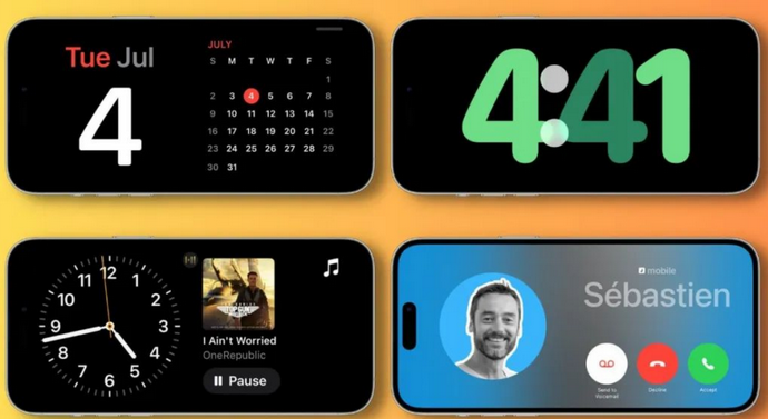 宝丰苹果手机维修分享iOS17横屏充电待机显示有什么好处 