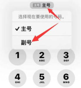 宝丰苹果14维修店分享iPhone 14 Pro Max使用副卡打电话的方法 