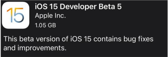 宝丰苹果手机维修分享如何升级到iOS15.0 beta5 